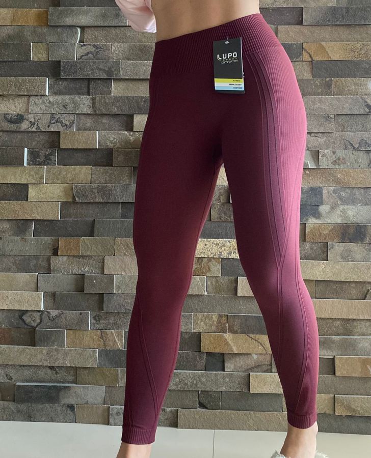 Calça Legging Lupo Max Marrom - FutFanatics